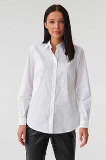 Рубашка с острым воротником Tatuum, белый