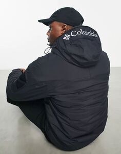 Черная утепленная куртка-пуловер Columbia Challenger