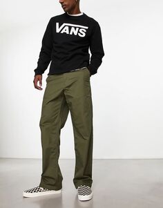 Зеленые брюки чинос свободного кроя Vans Authentic