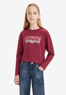 футболка с длинным рукавом Meet And Greet Glitter  Levi&apos;s, цвет rhododendron Levis