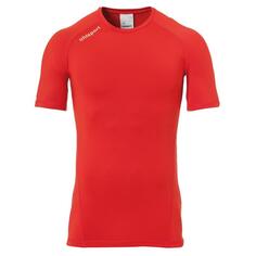 Компрессионная футболка Uhlsport pro базовый слой круглая, цвет rot