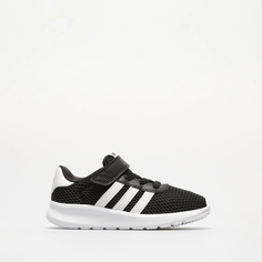 Кроссовки детские Adidas Lite Racer 3.0 на шнурках, черный / белый