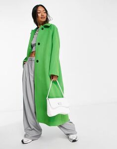 Ярко-зеленое пальто Gianni Feraud Rose с рукавами реглан