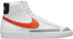 Кроссовки Blazer Mid &apos;77 Vintage &apos;White Safety Orange&apos;, белый Nike