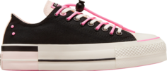 Кроссовки Wmns Chuck Taylor All Star Lift Platform EasyOn Low &apos;Black Fable Pink&apos;, черный Converse