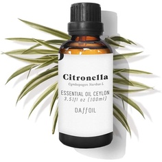 Эфирное масло цейланской цитронеллы 100 мл Pure Bio 100% натуральная эко-ароматерапия, Daffoil