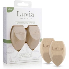 Набор спонжей для макияжа с драгоценным чаем Luvia Cosmetics ромбовидной формы