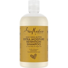 SheaMoisture Шампунь для удержания влаги с сырым маслом ши для поврежденных переходных волос 384 мл Shea Moisture