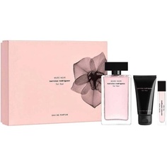 Narciso Rodriguez Musc Noir For Her Gift Set + Eau De Parfum 100ml + Body Lotion 50ml + Eau De Parfum 10ml