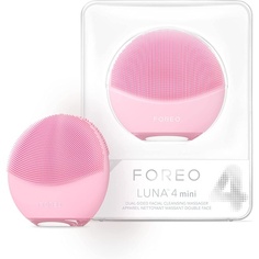 FOREO Luna 4 Мини-щеточка для очищения лица и массажер для лица Щетка для лица премиум-класса для всех типов кожи Жемчужно-розовый