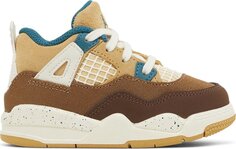 Кроссовки Air Jordan 4 Retro TD &apos;Cacao Wow&apos;, коричневый
