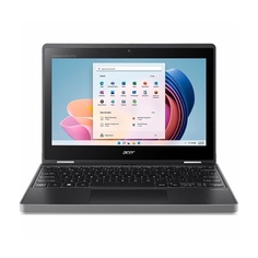 Ноутбук Acer TravelMate Spin B3 11, 11.6&quot;, 4 ГБ/128 ГБ, Intel N100, Intel UHD, черный, английская клавиатура