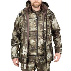Охотничья куртка Decathlon 3-в-1 Wproof Treemetic 500 - камуфляж Solognac, зеленый
