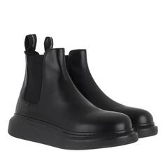 Ботинки chelsea boots leather Alexander Mcqueen, черный