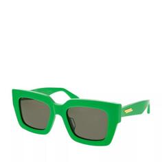 Солнцезащитные очки bv1212s green-green-green Bottega Veneta, зеленый