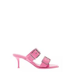 Сандалии leather sandal sugar pink Alexander Mcqueen, розовый