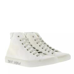 Кроссовки malibu hightop sneaker blanc Saint Laurent, белый