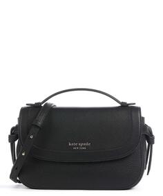 Сумка через плечо Knott из зерненой кожи Kate Spade New York, черный