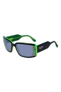 Прямоугольные солнцезащитные очки Karl Lagerfeld, зеленый