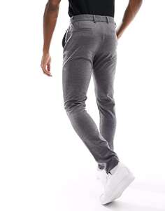 Серые брюки из джерси приталенного кроя Jack &amp; Jones Premium