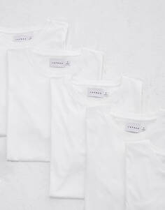 Набор футболок Topman Classic, 5 шт, белый