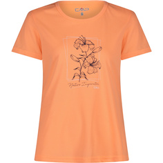 Женская футболка с принтом CMP, оранжевый