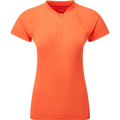 Женская футболка Dart Nano на молнии Montane, оранжевый