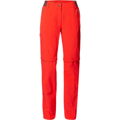 Женские брюки Farley Stretch Zo T-Zip II Vaude, красный