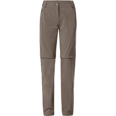 Женские брюки Farley Stretch Zo T-Zip II Vaude, коричневый