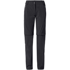 Женские брюки Farley Stretch Zo T-Zip II Vaude, черный
