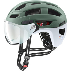 Велосипедный шлем Finale Visor Vario Uvex, зеленый
