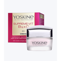 Yoskine Supreme-Vit B12 &amp; C Антивозрастной витаминный восстанавливающий ночной крем 60+ 50 мл