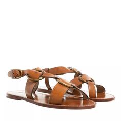 Сандалии plo rng flat sandal Polo Ralph Lauren, коричневый