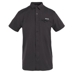 Рубашка с коротким рукавом Regatta Travel Pack Away, черный