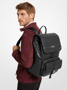 Рюкзак Michael Kors Varick Leather Backpack, черный
