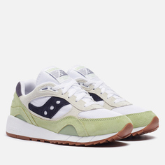 Мужские кроссовки Saucony Shadow 6000, цвет зелёный, размер 46 EU