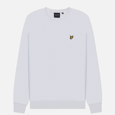 Мужская толстовка Lyle & Scott Crew Neck Regular Fit, цвет белый, размер L