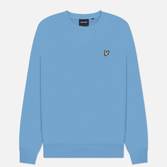 Мужская толстовка Lyle & Scott Crew Neck Regular Fit, цвет голубой, размер S