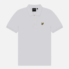 Мужское поло Lyle & Scott Plain Regular Fit, цвет белый