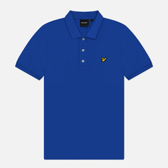 Мужское поло Lyle & Scott Plain Regular Fit, цвет синий