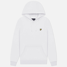 Мужская толстовка Lyle & Scott Hoodie Regular Fit, цвет белый, размер M