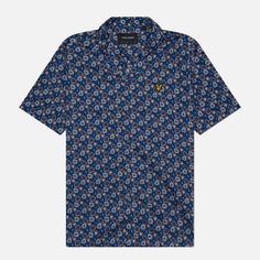 Мужская рубашка Lyle & Scott Floral Print Resort, цвет синий