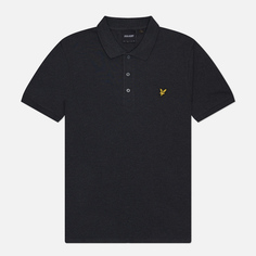 Мужское поло Lyle & Scott Plain Regular Fit, цвет серый