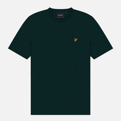 Мужская футболка Lyle & Scott Plain Regular Fit, цвет зелёный, размер M