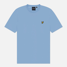 Мужская футболка Lyle & Scott Plain Regular Fit, цвет голубой