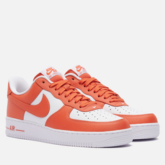 Мужские кроссовки Nike Air Force 1 07, цвет оранжевый, размер 44.5 EU