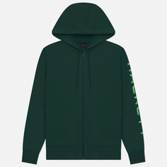 Мужская толстовка Hackett Essential Hoodie Full Zip, цвет зелёный