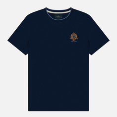 Мужская футболка Hackett Heritage Crest Logo, цвет синий, размер L