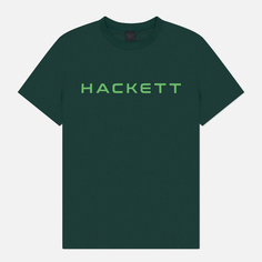 Мужская футболка Hackett Essential, цвет зелёный, размер XL