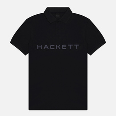 Мужское поло Hackett Essential, цвет чёрный, размер M